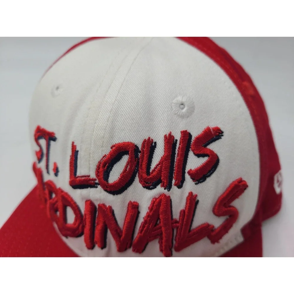 Youth St Louis Cardinals New Era 9Fifty Snapback Hat Cap MLB Baseball‎ White Red